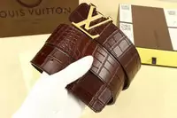 louis vuitton Ceinture cuir auto-ferme 2018 new single brown